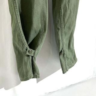 80's U.S.ARMY コットンサテン ユーティリティ オールインワン (LARGE)