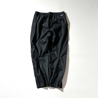 Patagonia ブラック ドローコード トレントシェル ナイロン パンツ