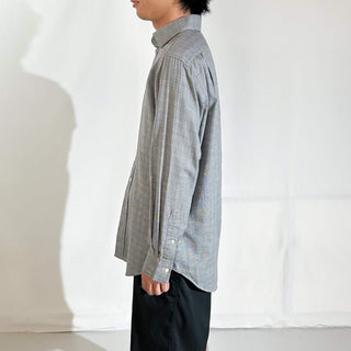 90's～ OLD RALPH LAUREN "REGENT" グレンチェック ワイドカラー L/Sシャツ