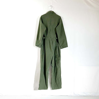 80's U.S.ARMY コットンサテン ユーティリティ オールインワン (LARGE)