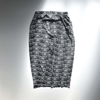 00's Guinness 総柄 ドローコード ワイド パジャマ パンツ