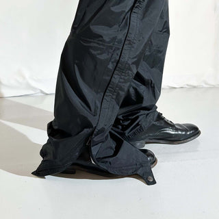 Patagonia ブラック ドローコード トレントシェル ナイロン パンツ