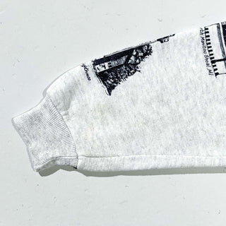80's～90's "made in USA" JERZEES "MICHIGAN RAG" 総柄 スウェット シャツ
