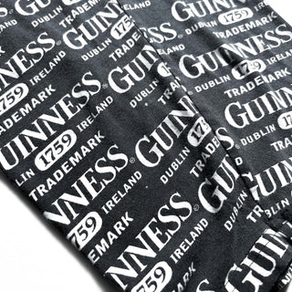 00's Guinness 総柄 ドローコード ワイド パジャマ パンツ