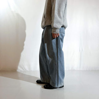 00's OLD NAVY ワイド ペインター デニム パンツ