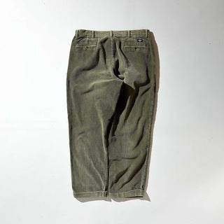 90's DOCKERS オリーブ 2タック コーデュロイ パンツ