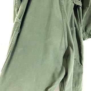 80's U.S.ARMY コットンサテン ユーティリティ オールインワン (LARGE)