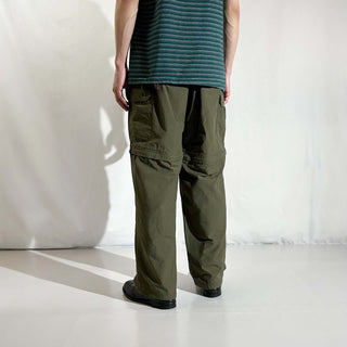 00's Colombia オリーブ 2way リップストップ カーゴ パンツ