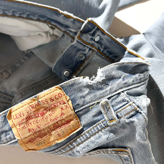 00's Levi's 501 ペンキ ボロ ダメージ デニム パンツ