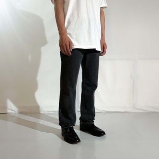 80's～ "made in USA" Levi's 505-0259 "先染め" ブラック デニム パンツ