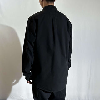 00's RALPH LAUREN "classic fit" ブラック ボタンダウン L/Sシャツ