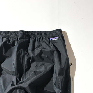 Patagonia ブラック ドローコード トレントシェル ナイロン パンツ