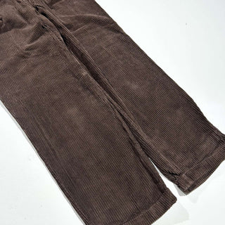 90's～00's Structure ブラウン 2タック コーデュロイ パンツ