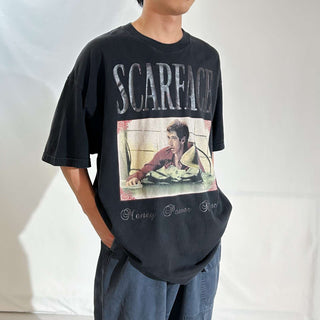 90's～00's Scarface "Money Power Respect" ムービー プリント Tシャツ