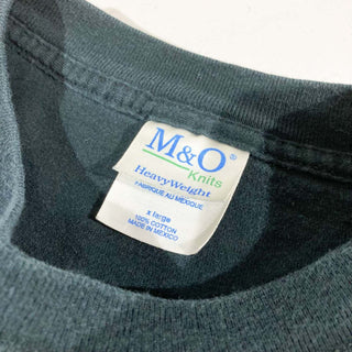 M&O Knits 袖プリント カットソー