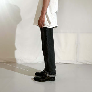 80's～ "made in USA" Levi's 505-0259 "先染め" ブラック デニム パンツ