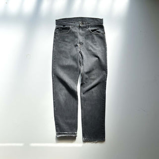 80's～ "made in USA" Levi's 505-0259 "先染め" ブラック デニム パンツ