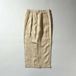 90's "made in ITALY" OLD RALPH LAUREN ヴァージンウール×リネン 千鳥格子 2タック スラックス