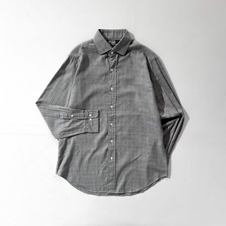 90's～ OLD RALPH LAUREN "REGENT" グレンチェック ワイドカラー L/Sシャツ