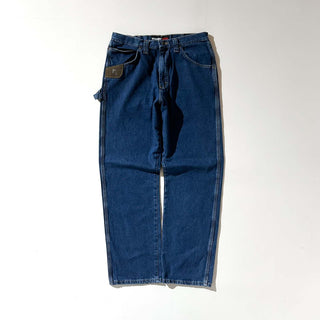 00's Wrangler RIGGS "濃紺" ワイド ペインター デニム パンツ