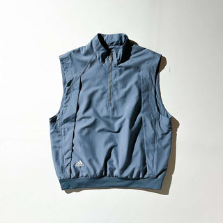 00's adidas ハーフジップ シェル ベスト