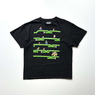 SUPER MARIO キャラクター プリント Tシャツ