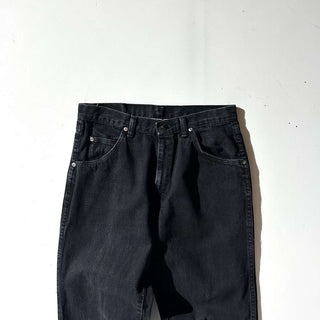 ～00's Wrangler "PREMIUM QUALITY" ストレート ブラック デニム パンツ