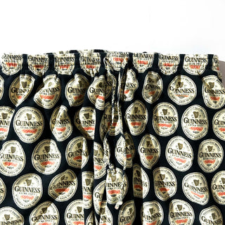 00's Guinness 総柄 ドローコード ワイド パジャマ パンツ