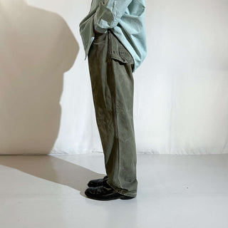 00's Dickies オリーブ ダック ペインター パンツ