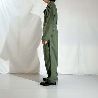 80's U.S.ARMY コットンサテン ユーティリティ オールインワン (LARGE)