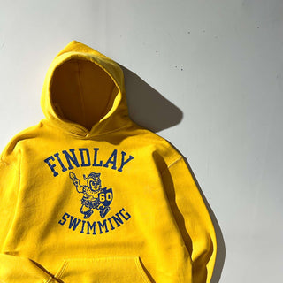 90's "made in USA" Russell マスタード カレッジ スウェット パーカ