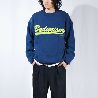 90's～ "made in USA" FRUIT OF THE LOOM Budweiser プリント スウェット