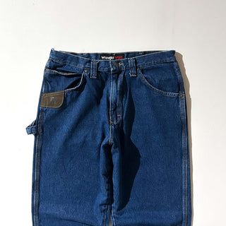 00's Wrangler RIGGS "濃紺" ワイド ペインター デニム パンツ