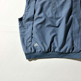 00's adidas ハーフジップ シェル ベスト