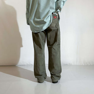 00's Dickies オリーブ ダック ペインター パンツ