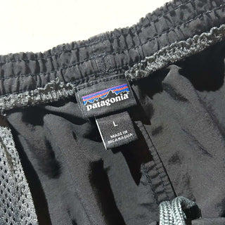 Patagonia ブラック ドローコード ナイロン バギーズ ショーツ 5インチ