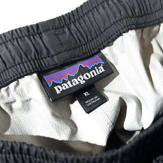 Patagonia ブラック ドローコード トレントシェル ナイロン パンツ