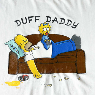 00's ''made in USA'' DELTA "DUFF DADDY" ザ・シンプソンズ キャラクター Tシャツ