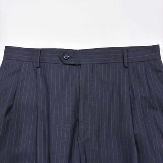 00's 2タック ピンストライプ サマーウール スラックス