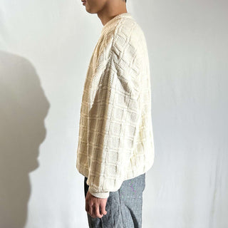 90's "made in USA" Van Heusen 格子模様 ニット セーター