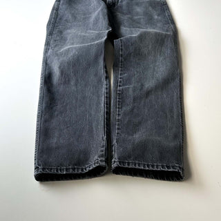 00's RUSTLER ストレート ブラック デニム パンツ