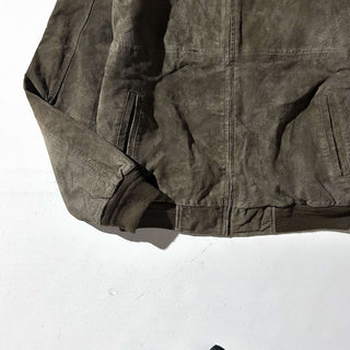 90's～00's North Crest キルティング レザー ブルゾン ジャケット