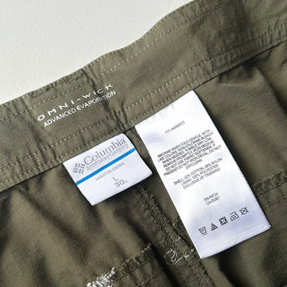 00's Colombia オリーブ 2way リップストップ カーゴ パンツ