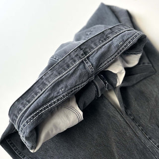 00's RUSTLER ストレート ブラック デニム パンツ