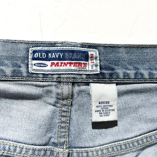 00's OLD NAVY ワイド ペインター デニム パンツ