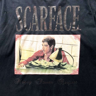 90's～00's Scarface "Money Power Respect" ムービー プリント Tシャツ