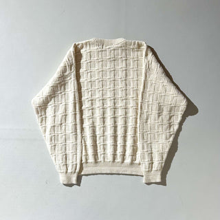 90's "made in USA" Van Heusen 格子模様 ニット セーター