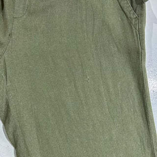 00's OLD NAVY リネン×レーヨン ワイド イージー パンツ (オリーブ)