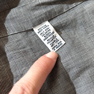 90's～ OLD RALPH LAUREN "REGENT" グレンチェック ワイドカラー L/Sシャツ