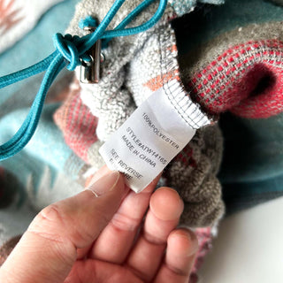 00's ネイティブ ドローコード ハーフジップ ジャガード パーカ